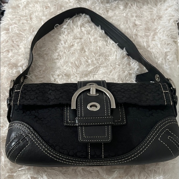 Coach Black Mini Signature 3628 Shoulder Bag - Picture 11 of 16